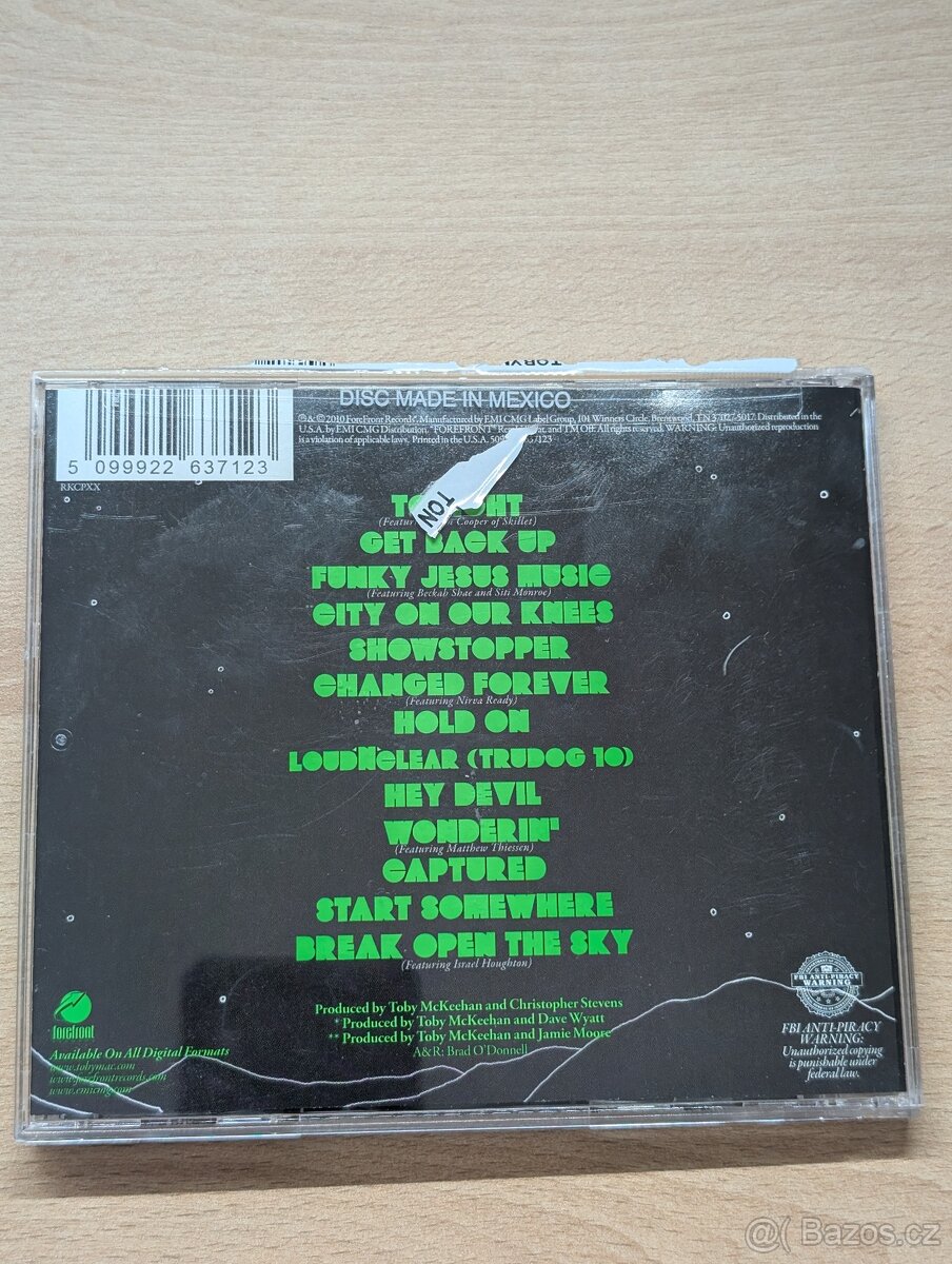 CD TobyMac - Tonight - 3