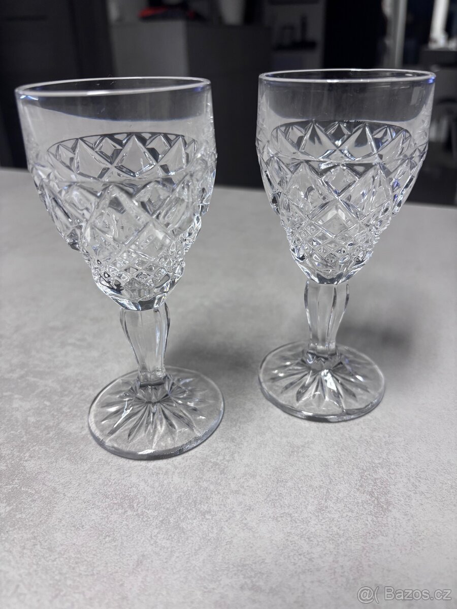 Masivní broušené sklenice - 3
