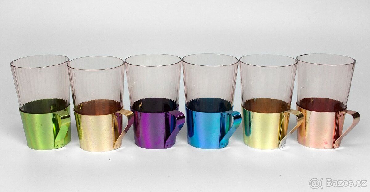 NÁDHERNÁ SADA RETRO ŠÁLKŮ - 6KS. - 3