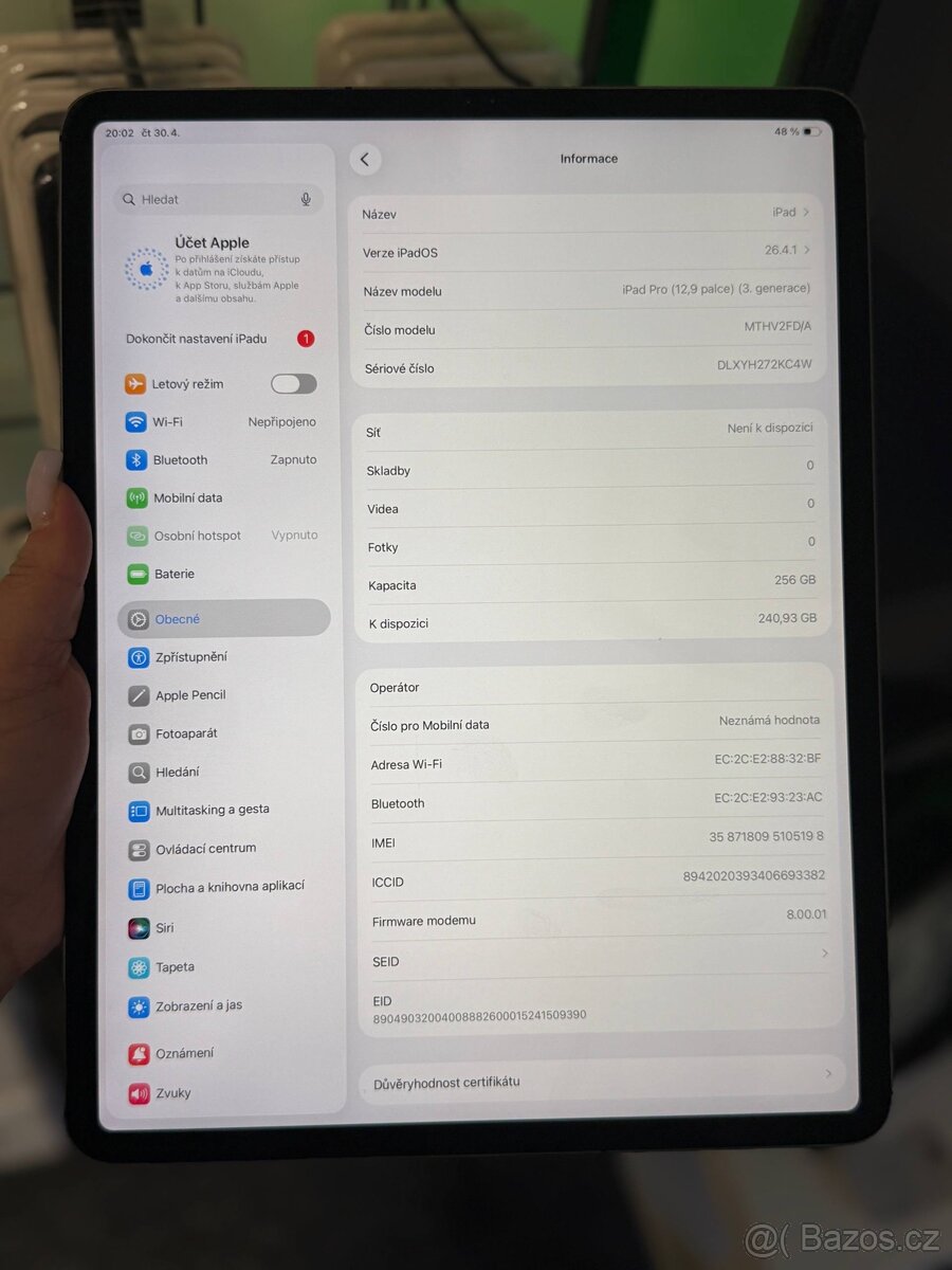 iPad PRO 12,9 palce, 3. generace - 3