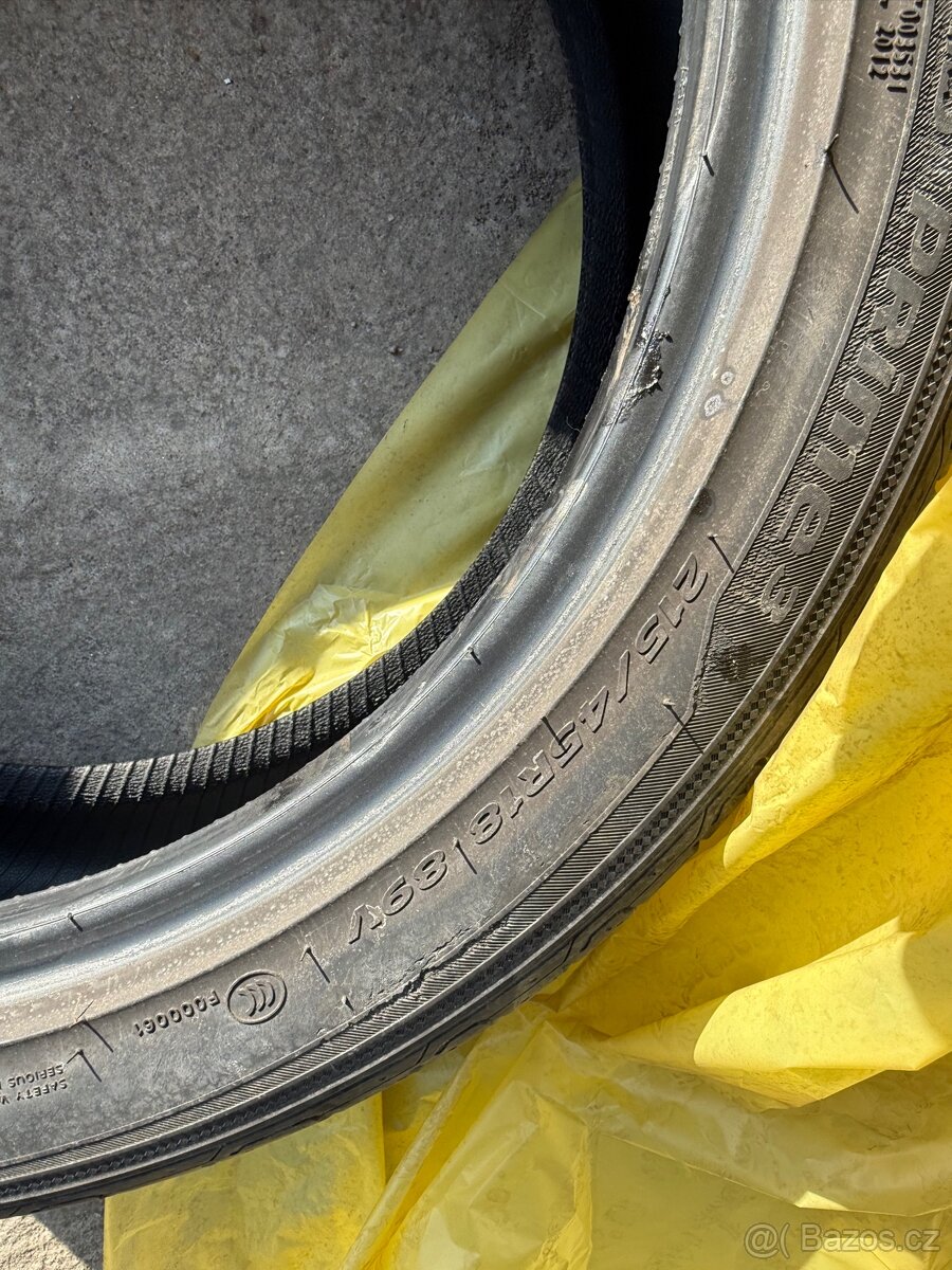Letní pneu 215/45/18 Hankook - 3