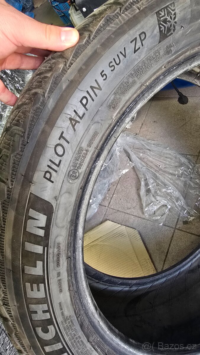 Prodám 1ks zimní pneu Michelin 275/45 R20 - 3