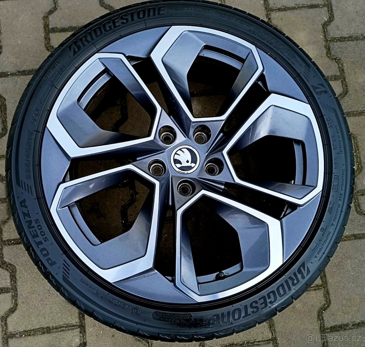Disky originální Škoda Octavia IV RS 5x112 R19 Altair - 3