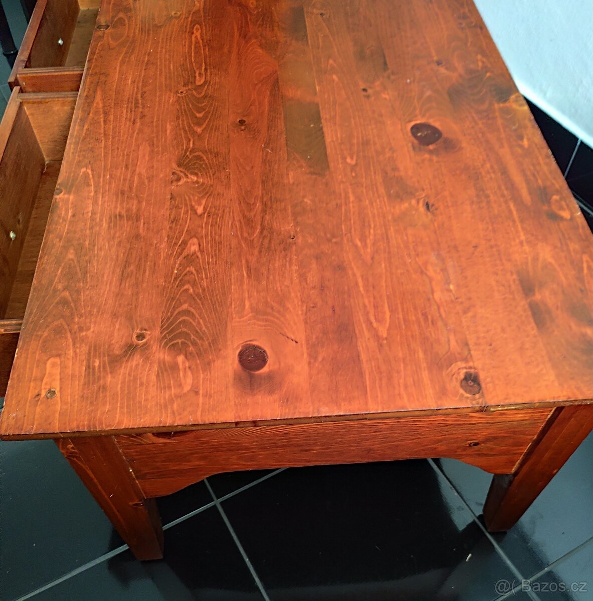 TV stolek / Konferenční stolek z masivu borovice - 3