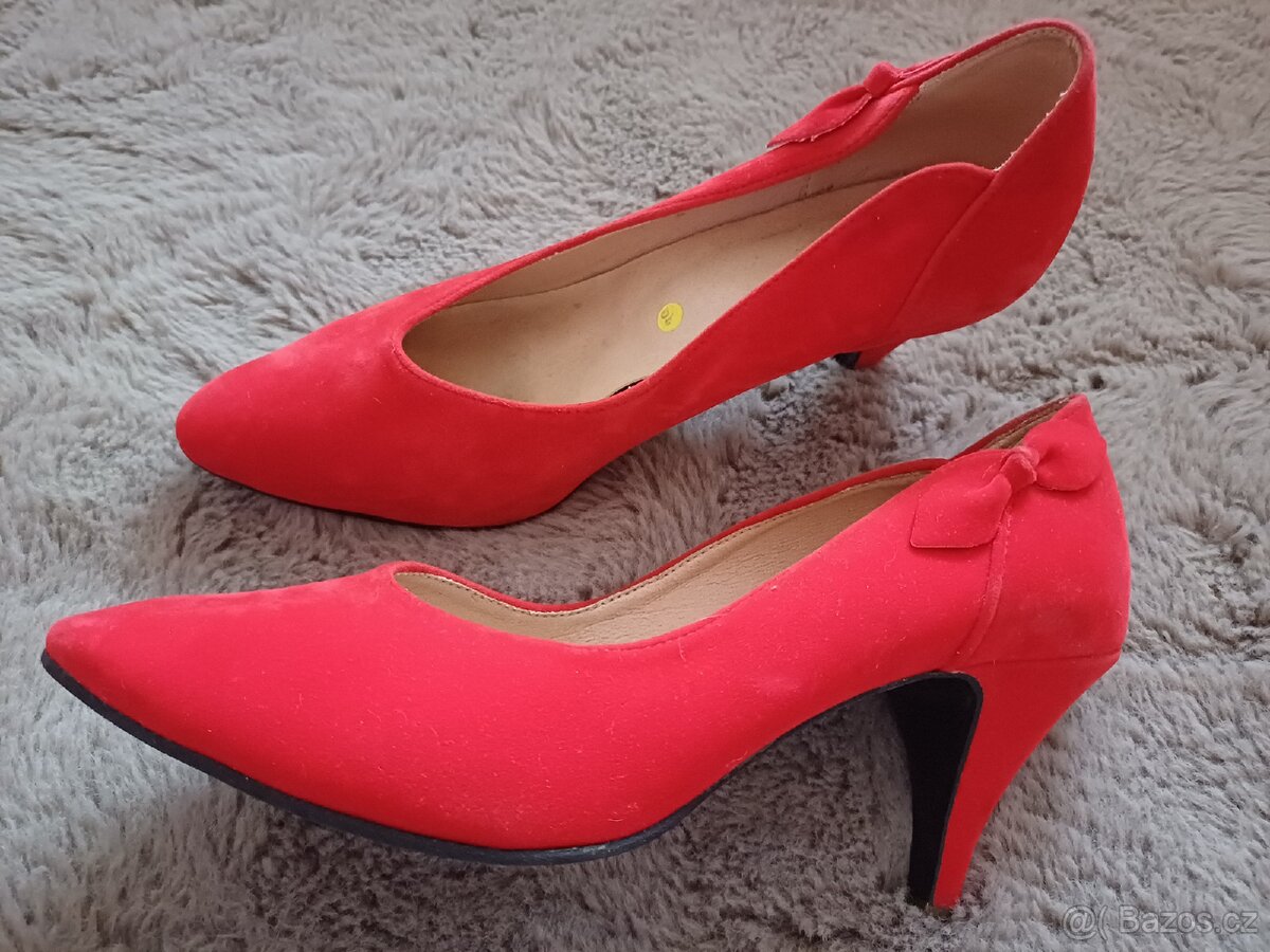 Dámské lodičky, společenské taneční boty vel 39 - 3