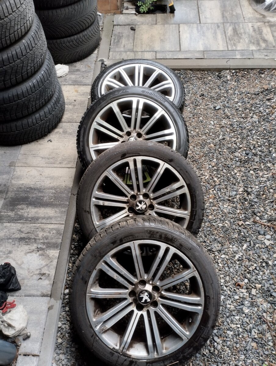 Peugeot litá kola zimní pneu 235/45R18 - 3