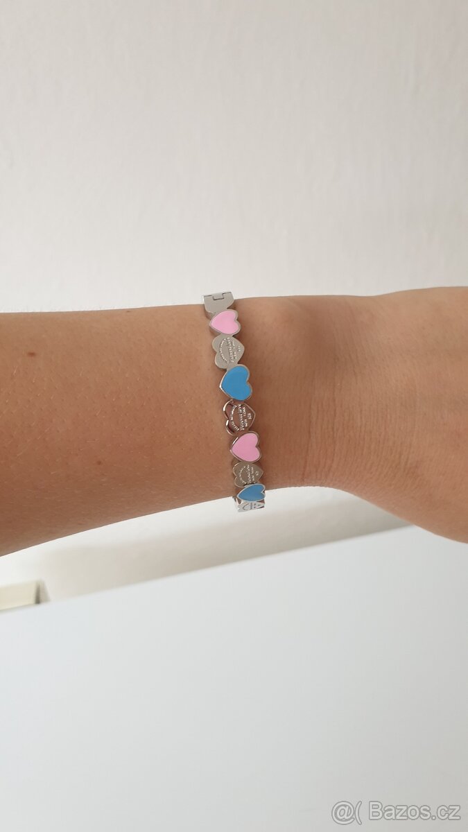 Náramek ve stylu Tiffany - chirurgická ocel - 3