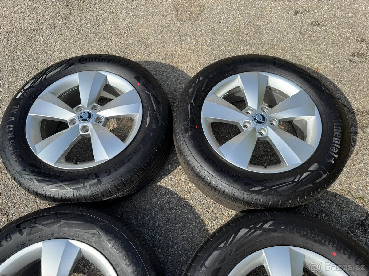 Alu 18" 5x112,škoda Mytikas , letní 88%, KaroQ TOP - 3