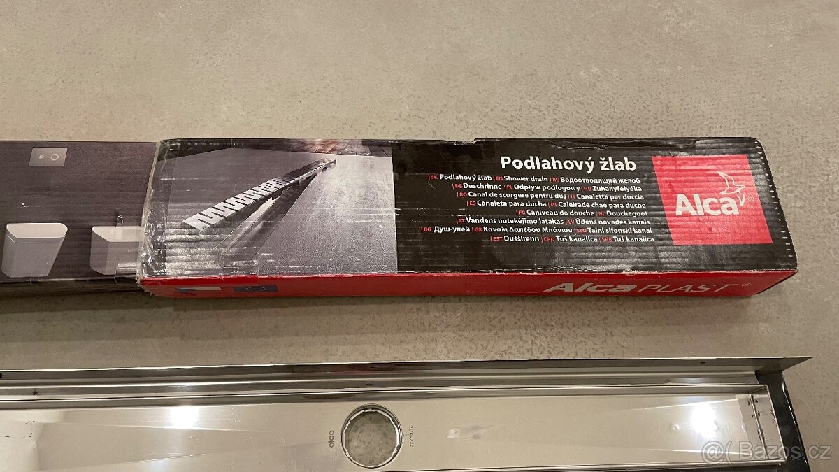 PODLAHOVÝ ŽLAB Alca APZ23 MODULAR WALL 750mm - 3