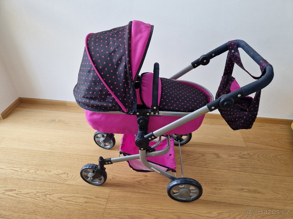 Kočárek pro panenky Bayer Chic Mika 2v1 - 3