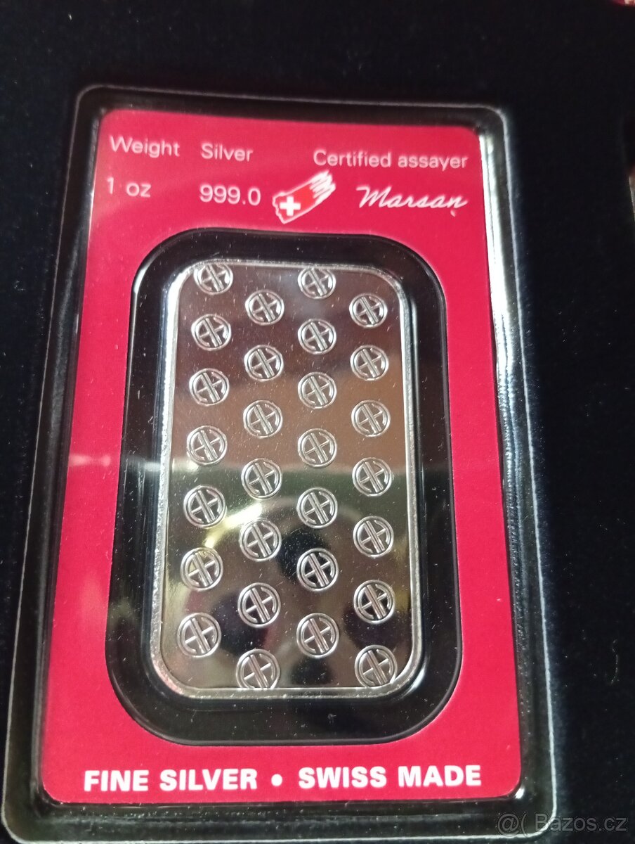 Stříbrné slitky Argor-Heraeus - 3
