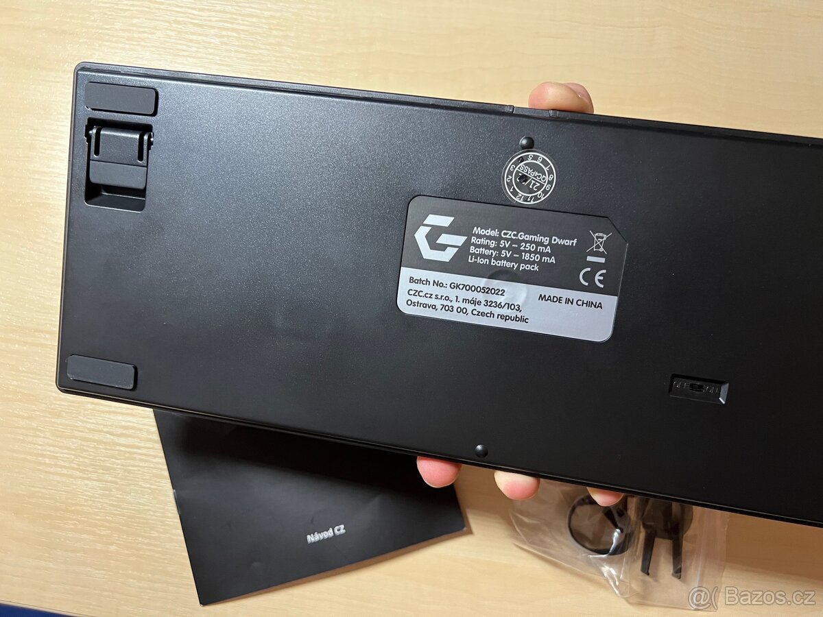 CZC Gaming Dwarf – mechanická herní klávesnice, (CZ) - 3