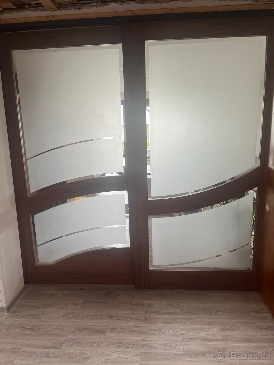 Designové dvoukřídlé posuvné dveře - 3