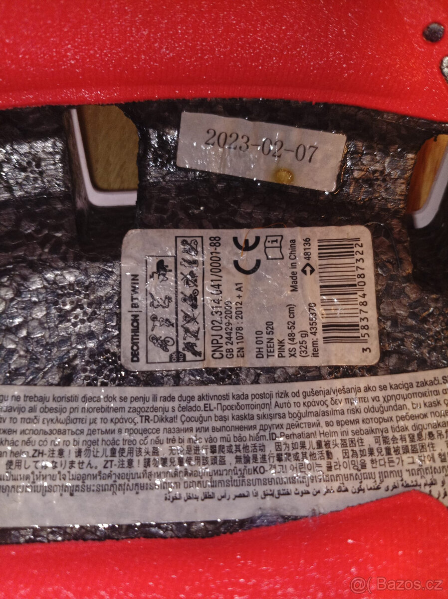 Cyklistická dětská helma přilba 48-52 - 3