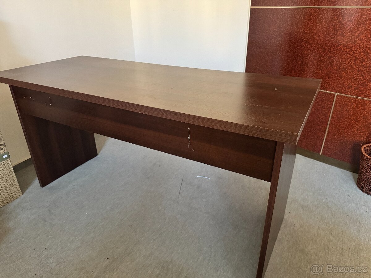 Stůl tmavě hnědý - 3