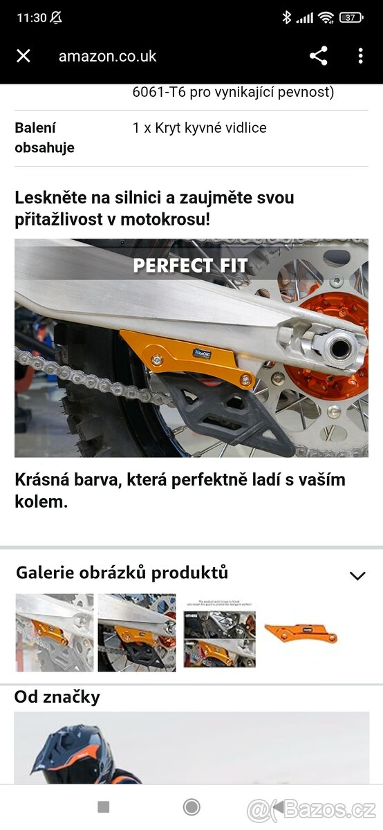 Prodám tunning díly na KTM SX a EXC