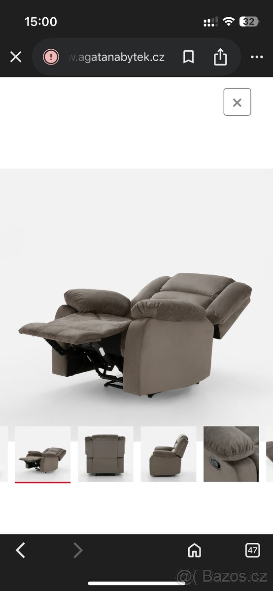 Pohodlné polohovací křeslo - 3