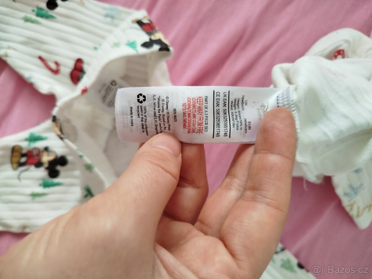 Vánoční komplet pro novorozence 2x - 3