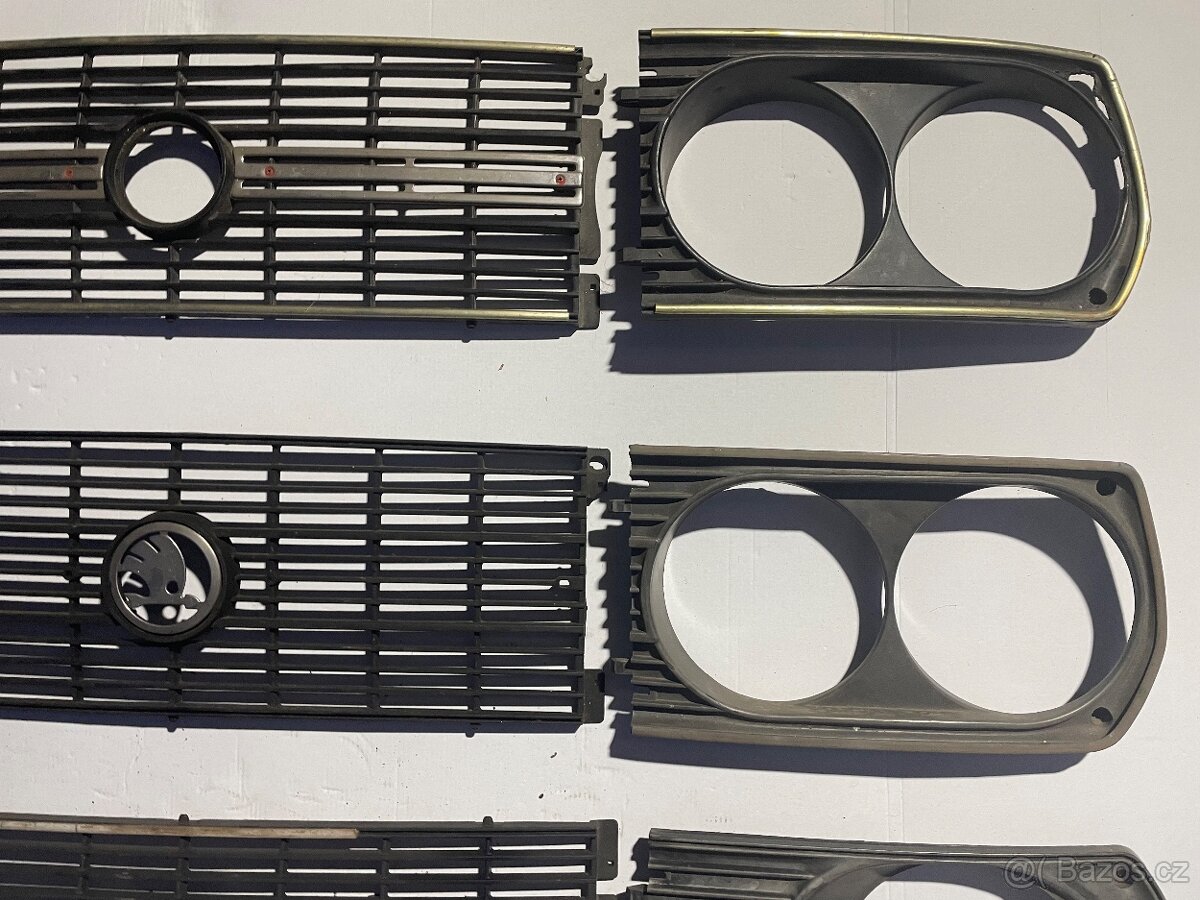 Přední čtyřoká maska - Škoda 120 GLS - 3