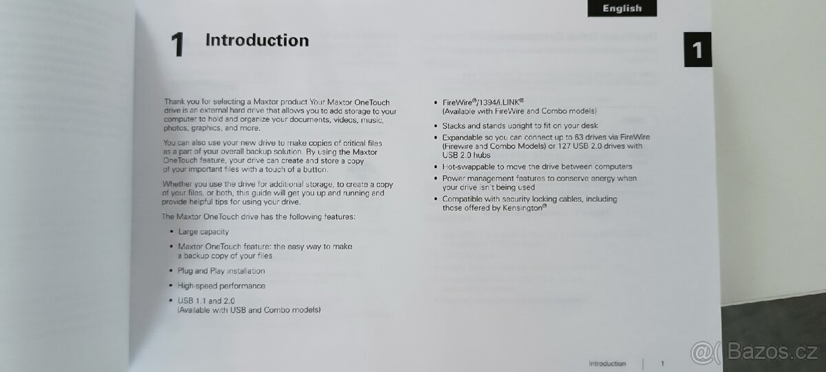 Box na externí disk 3, 5 " MAXTOR - 3