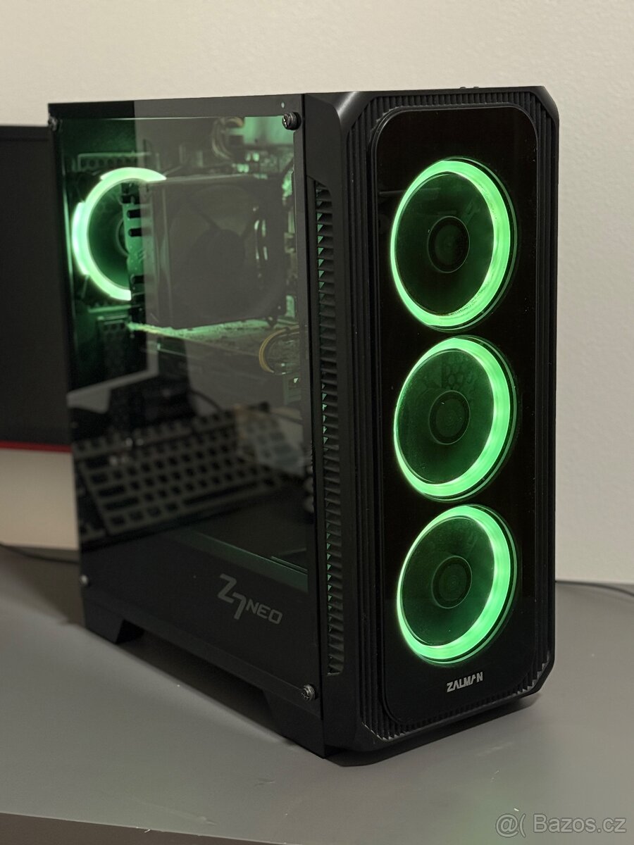 Herní počítač • I3-10100, GTX1070 8GB, 16GB - 3