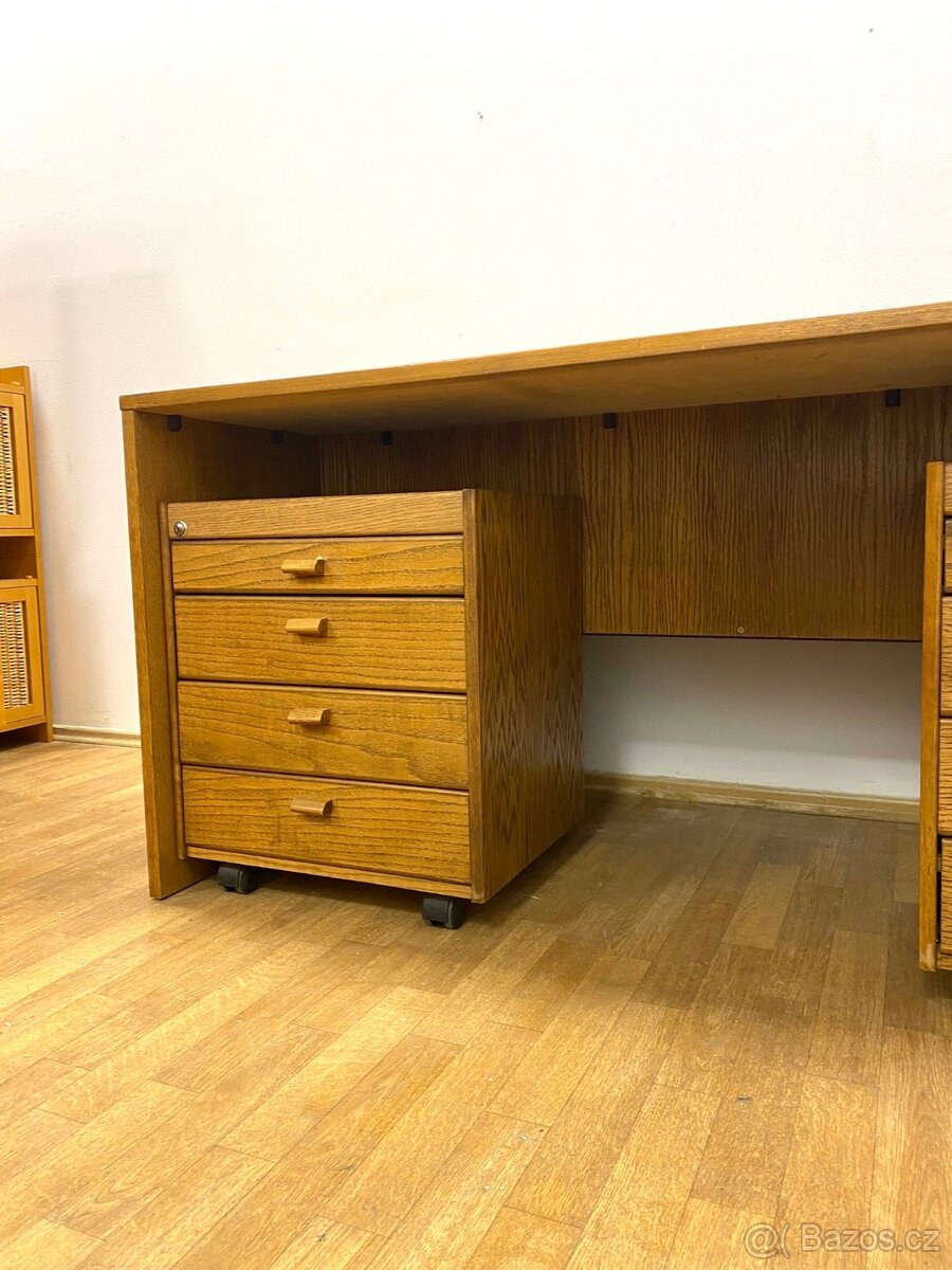 Retro psací stůl 80. léta - 3