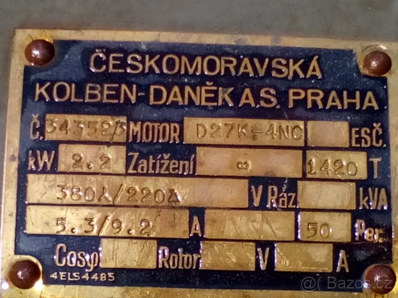 Prodám poctivé ČS silné a funkční elektromotory - 3