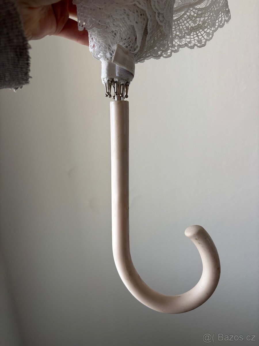 Svatební krajkový deštník - 3