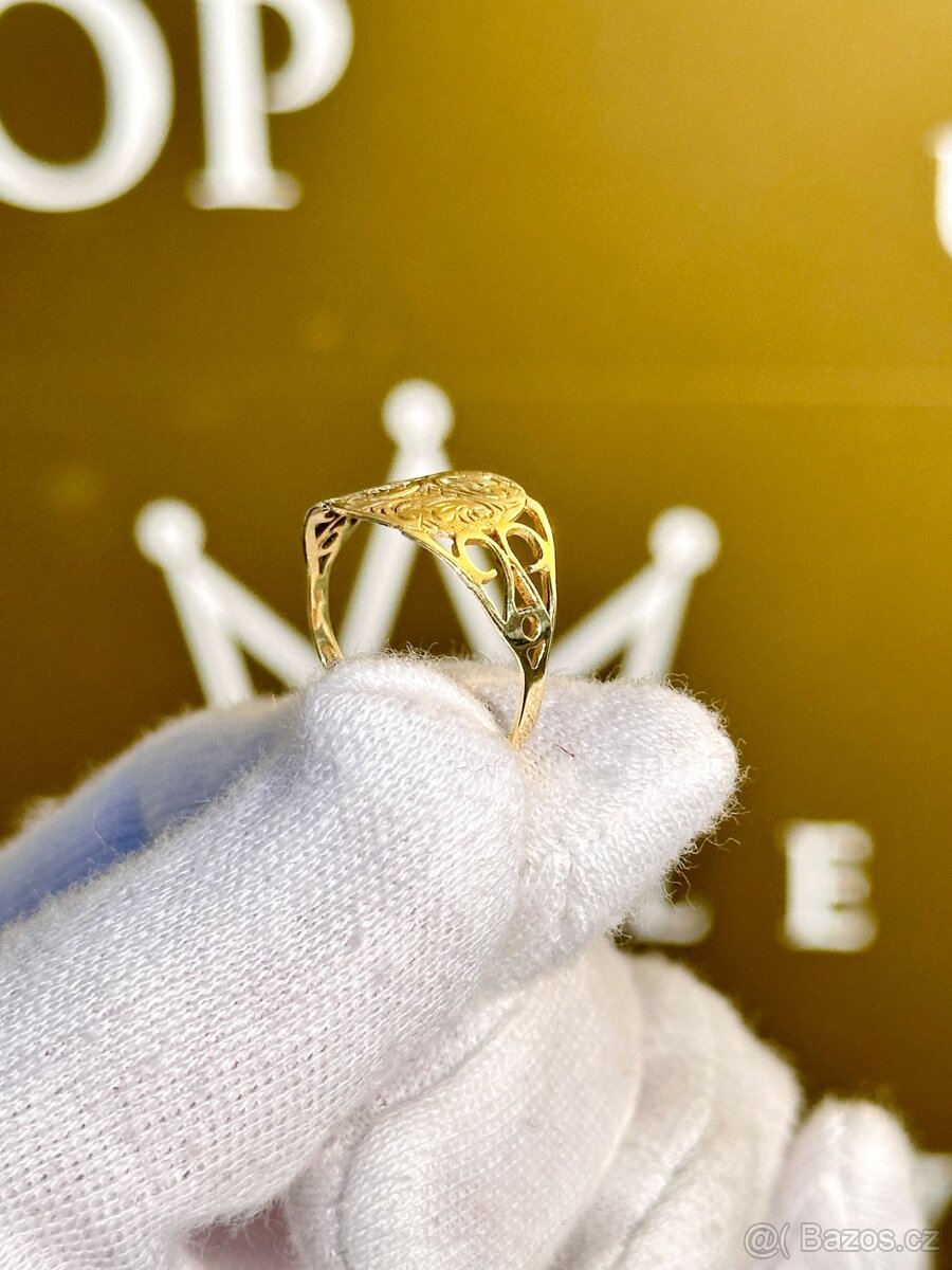 Zlatý prsten 2,07g - 3