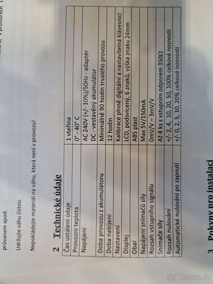 Průmyslová Elektronická Váha SCALE HOUSE (Model AFW) - 3