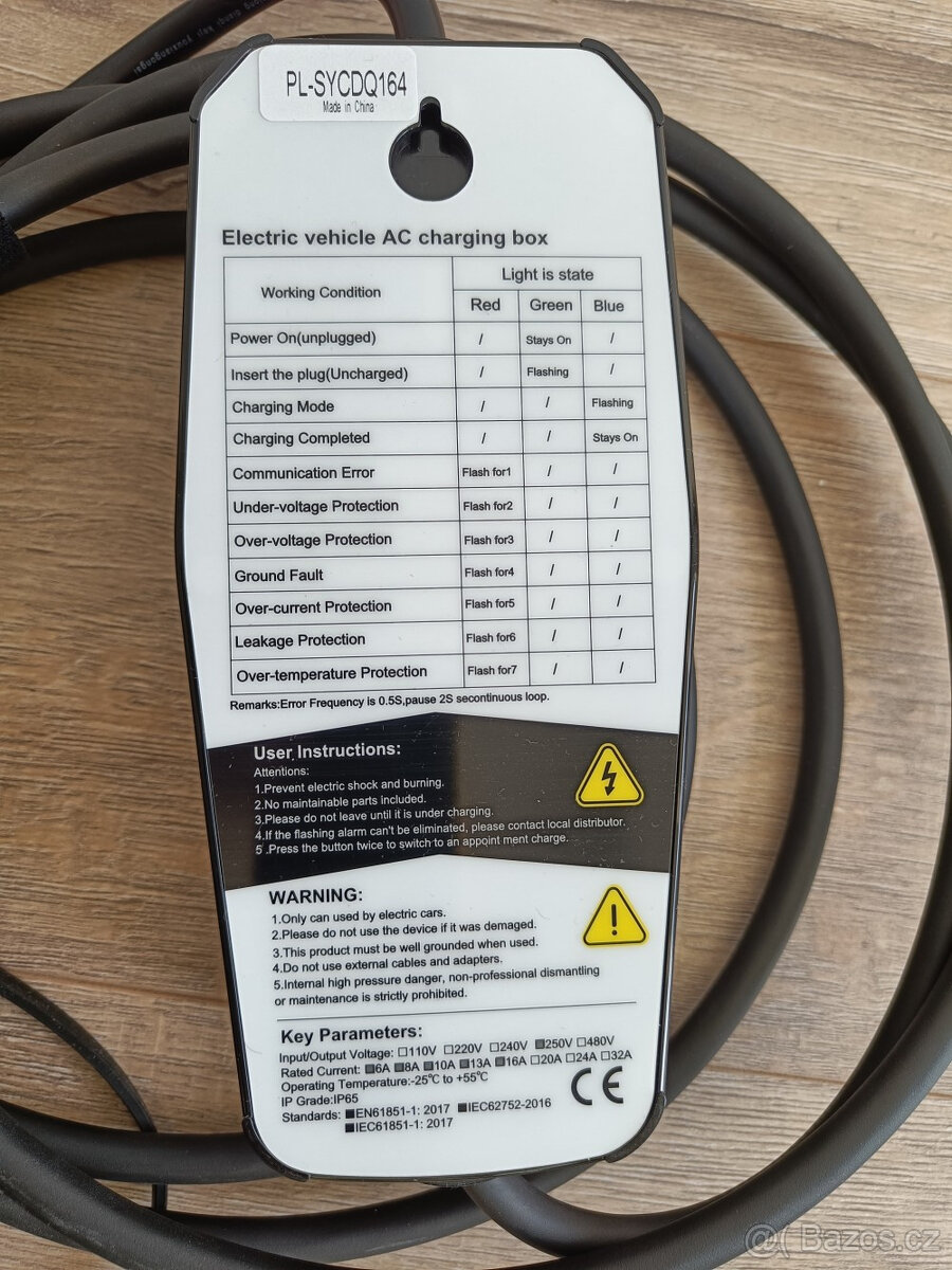 Nabíječka Typ 2 - 3