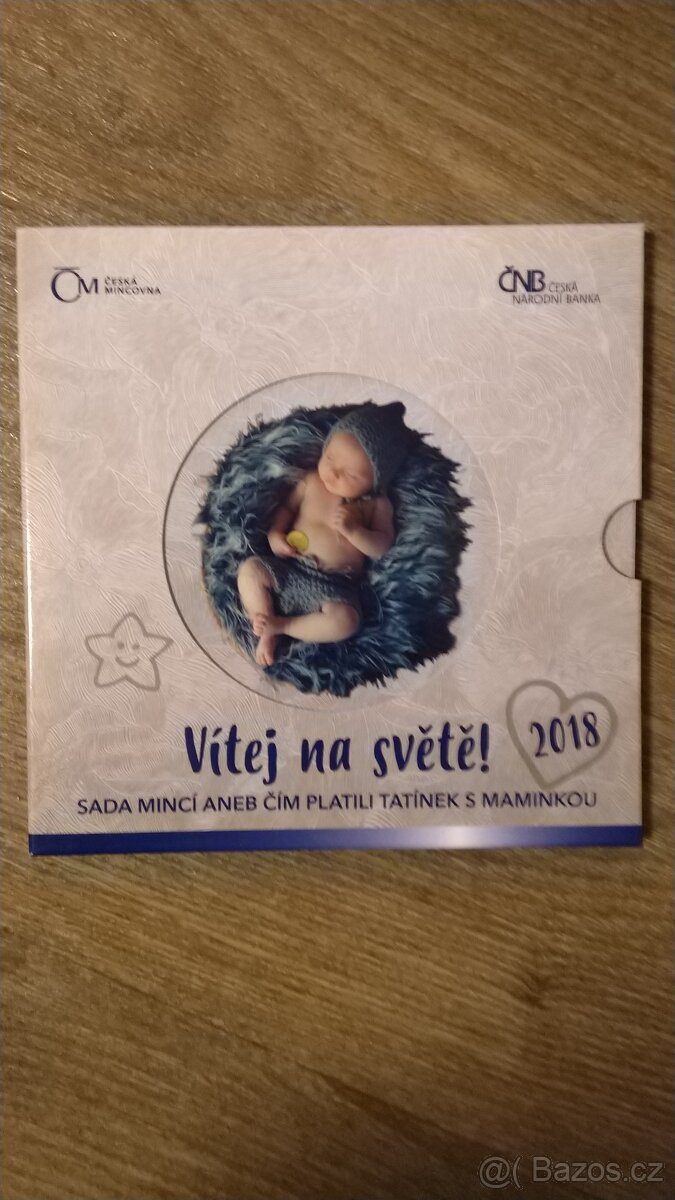 Sada mincí Vítej na světě 2018 - 3