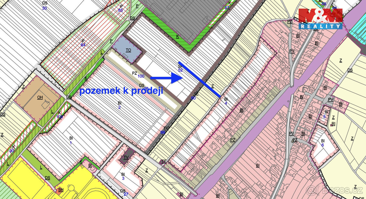 Prodej komerčního pozemku, 1137 m², Moravský Písek - 3
