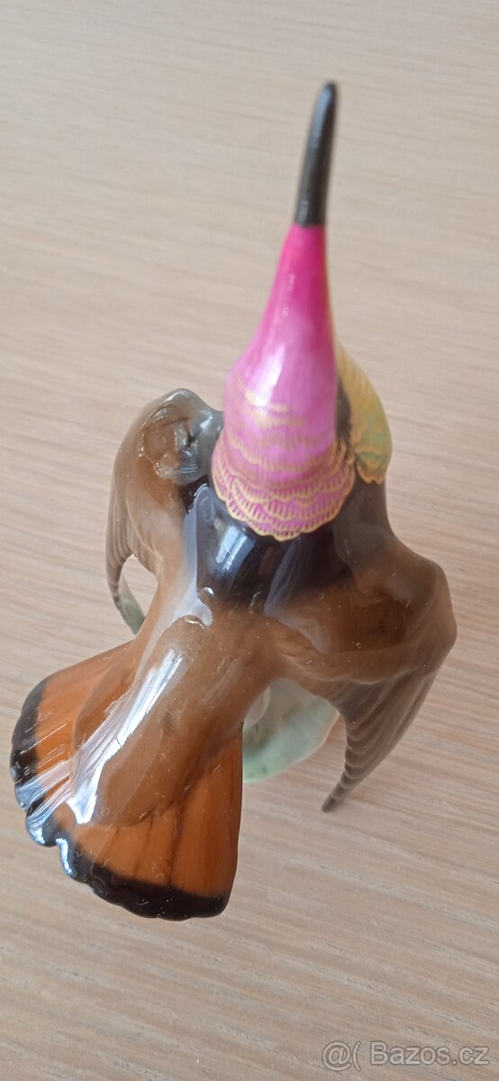 Porcelánová soška kolibřík Hutschenreuther - 3