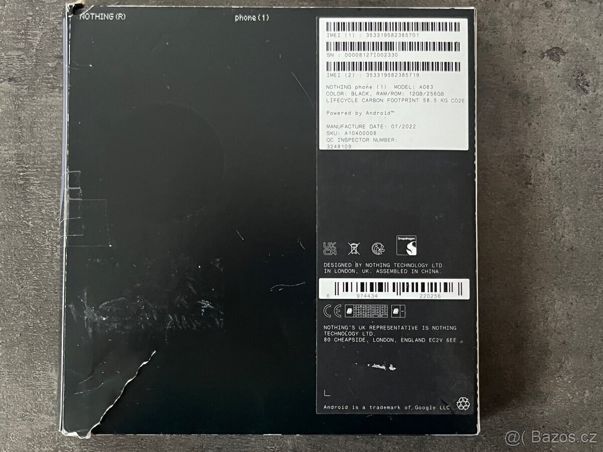 Nothing Phone 1 12GB / 256GB - nový kus - 3