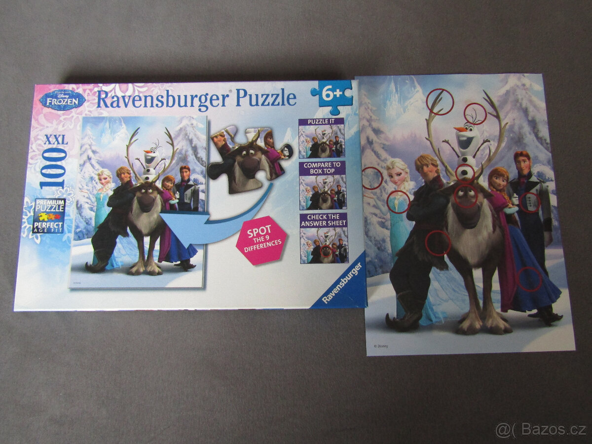 Puzzle Ravensburger Frozen Disney 6+ - 3