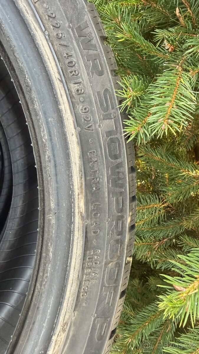 Zimní pneu NOKIAN WR Snowproof P XL 225/40 R18,92V - 4ks TOP - 3