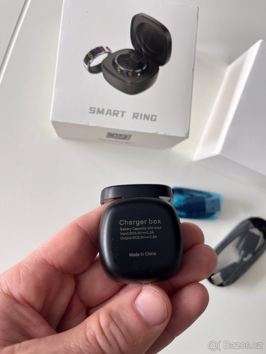 Fitness prsten s displejem a bezdrátovým nabíjením + ZÁRUKA - 3