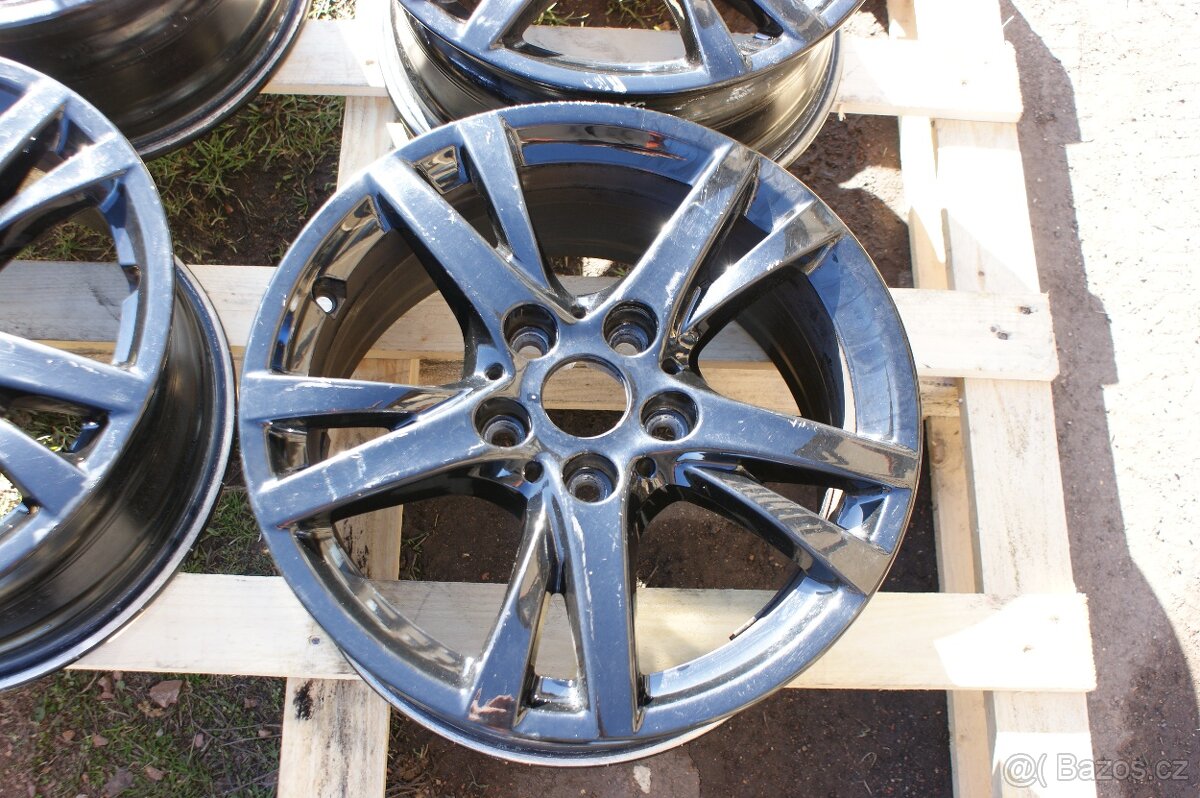 černá R16 alu kola BMW style 473 5x120 take VW Skoda Seat - 3