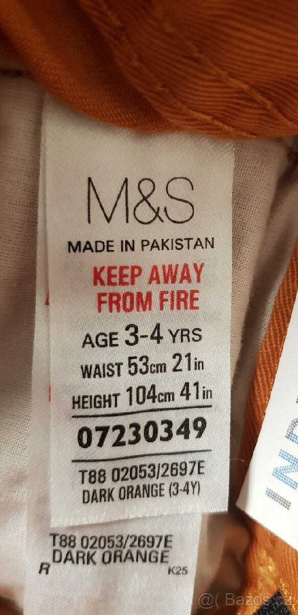 Nove detske kalhoty/dziny 104 cm, M&S - 3