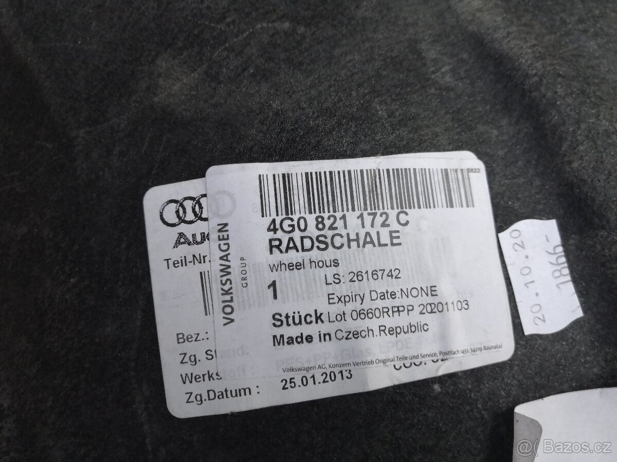 Kryt podbehu kolesa Audi RS6 4G - 3