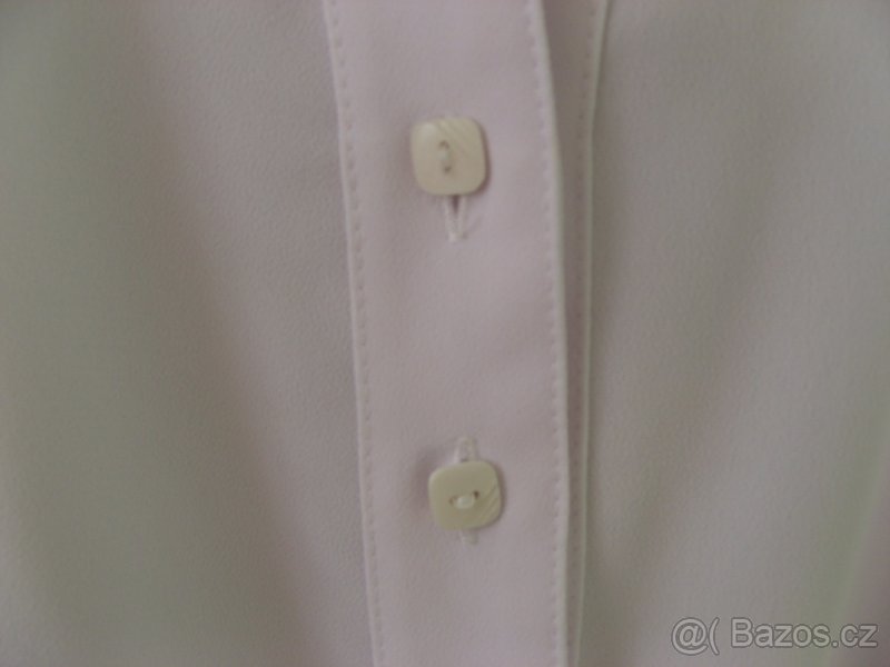 Bílá společenská halenka. - 3