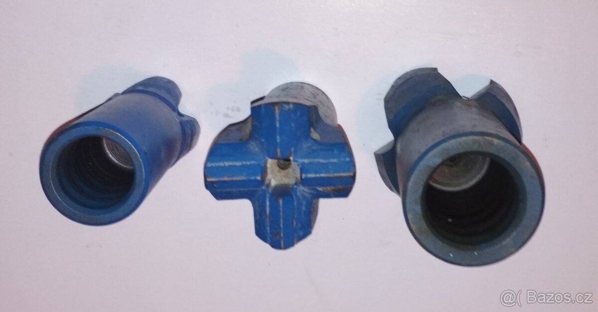 vrtací korunka křížová pr.50 a 60 R32, pr.80 R38 - 3