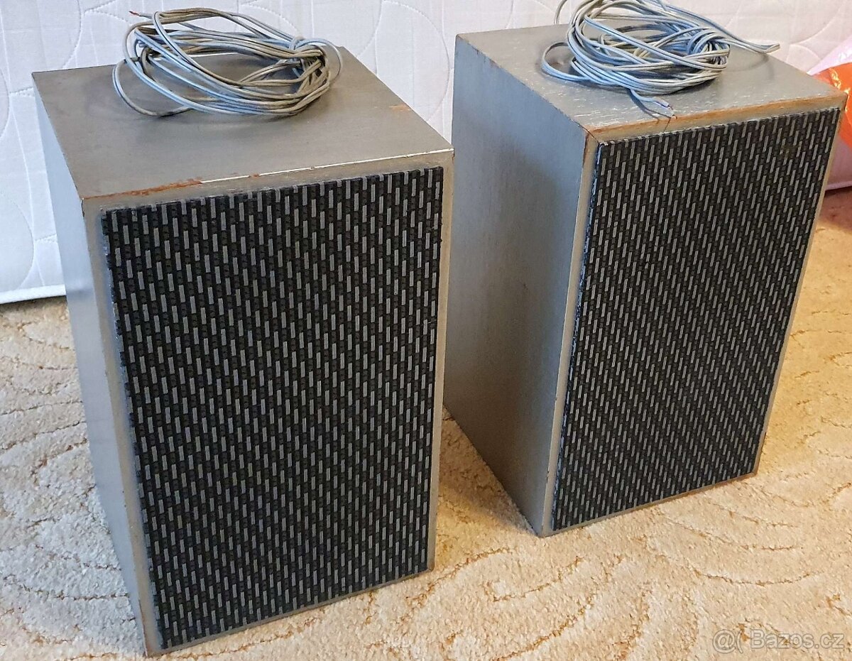 Reproduktory Supraphon RK-09 4 ohmi, 2x reproduktor Tesla - 3