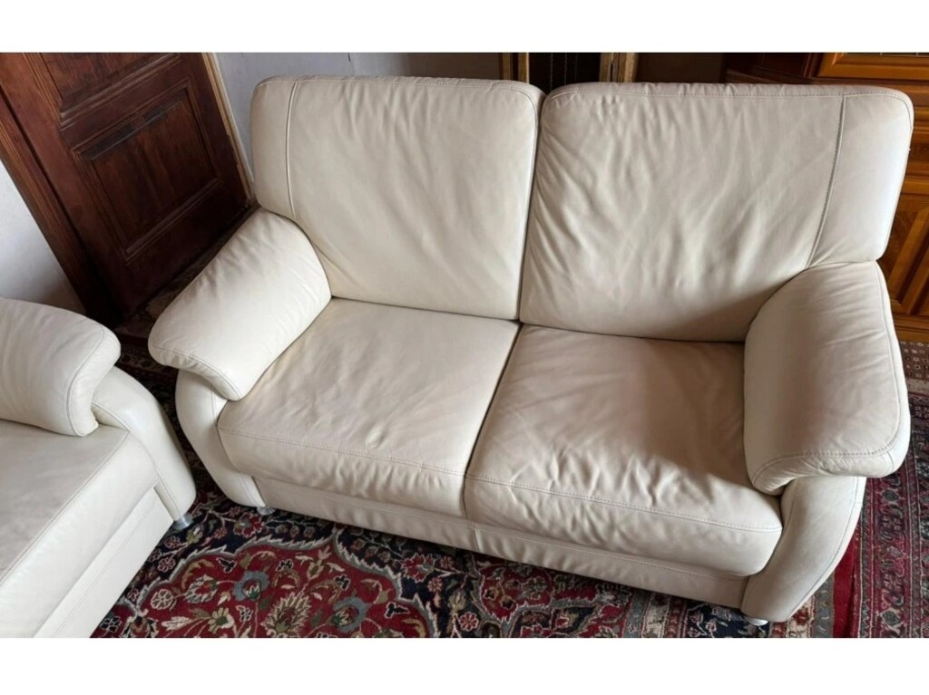 Moderní kožená sedací souprava 3+2, 3338 - 3