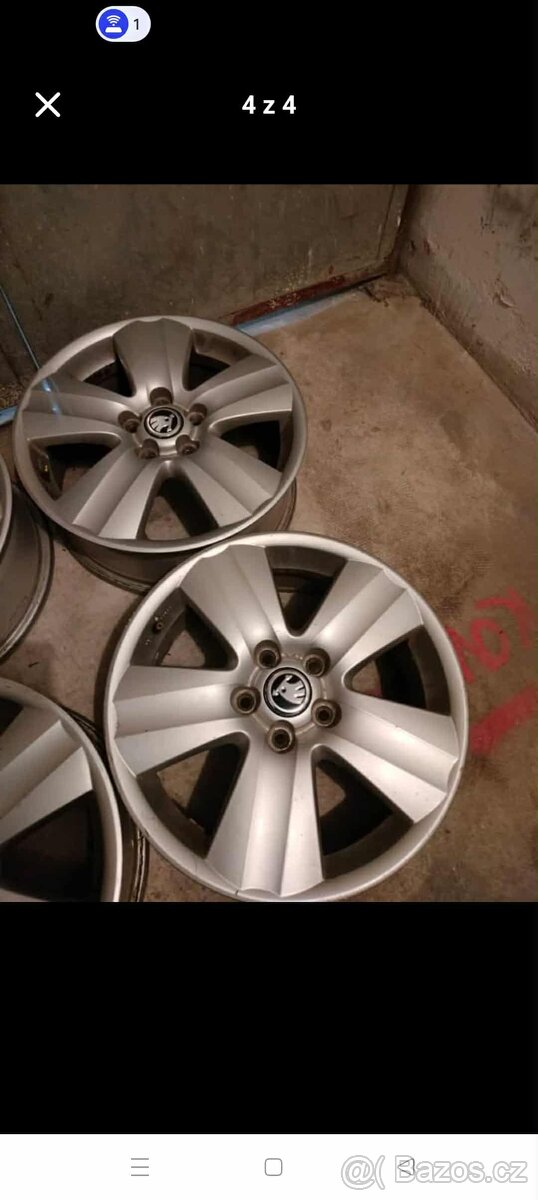 4ks alu disky orig. VW 5x112 r17 - 3