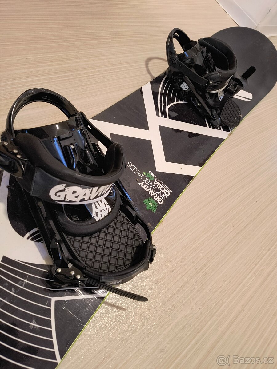 Snowboard Gravity Cosa WIDE 166 (2012/2013) + vázání Gravity - 3