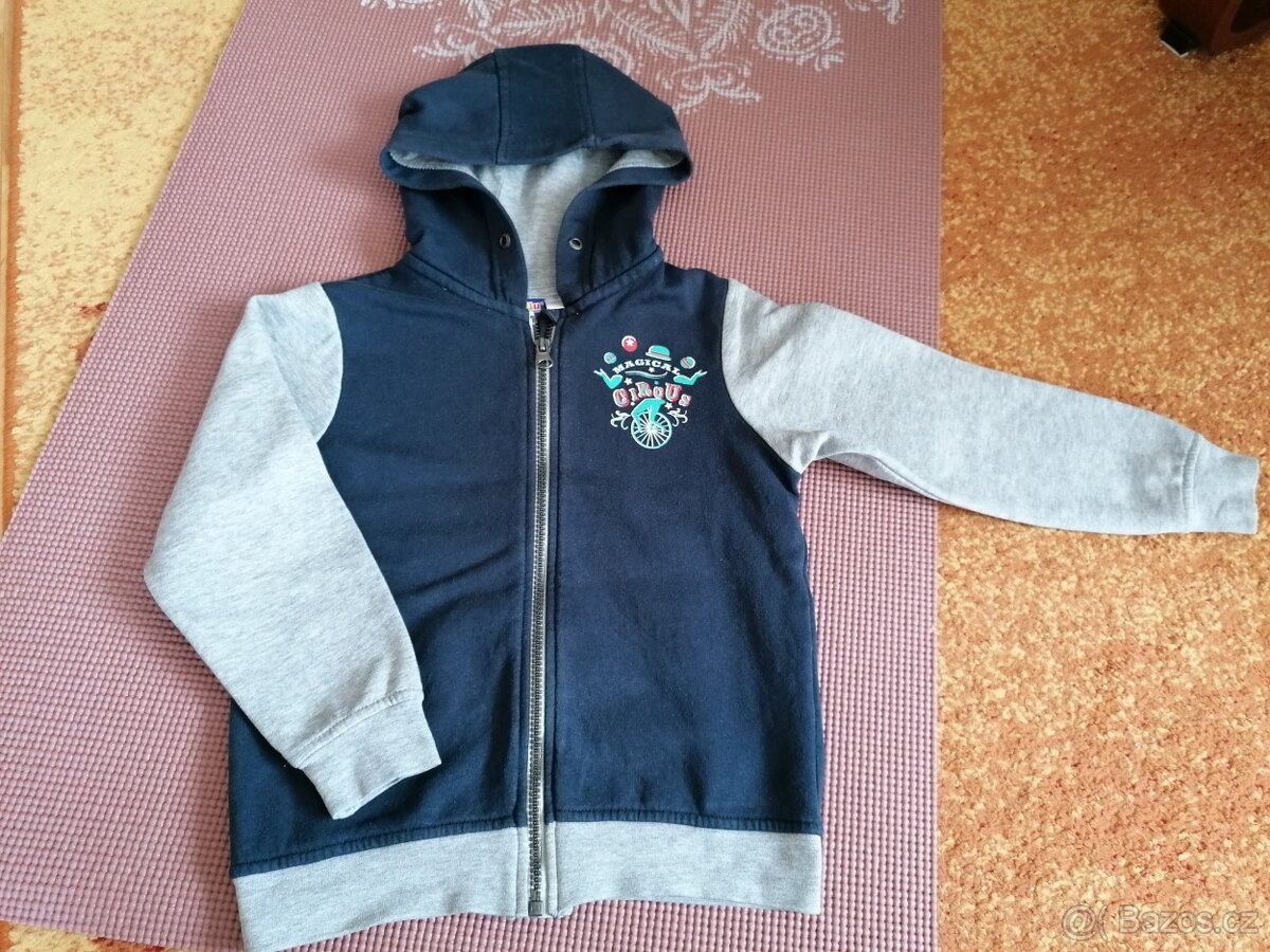 Mikina vel.110/116 - 2x - 3