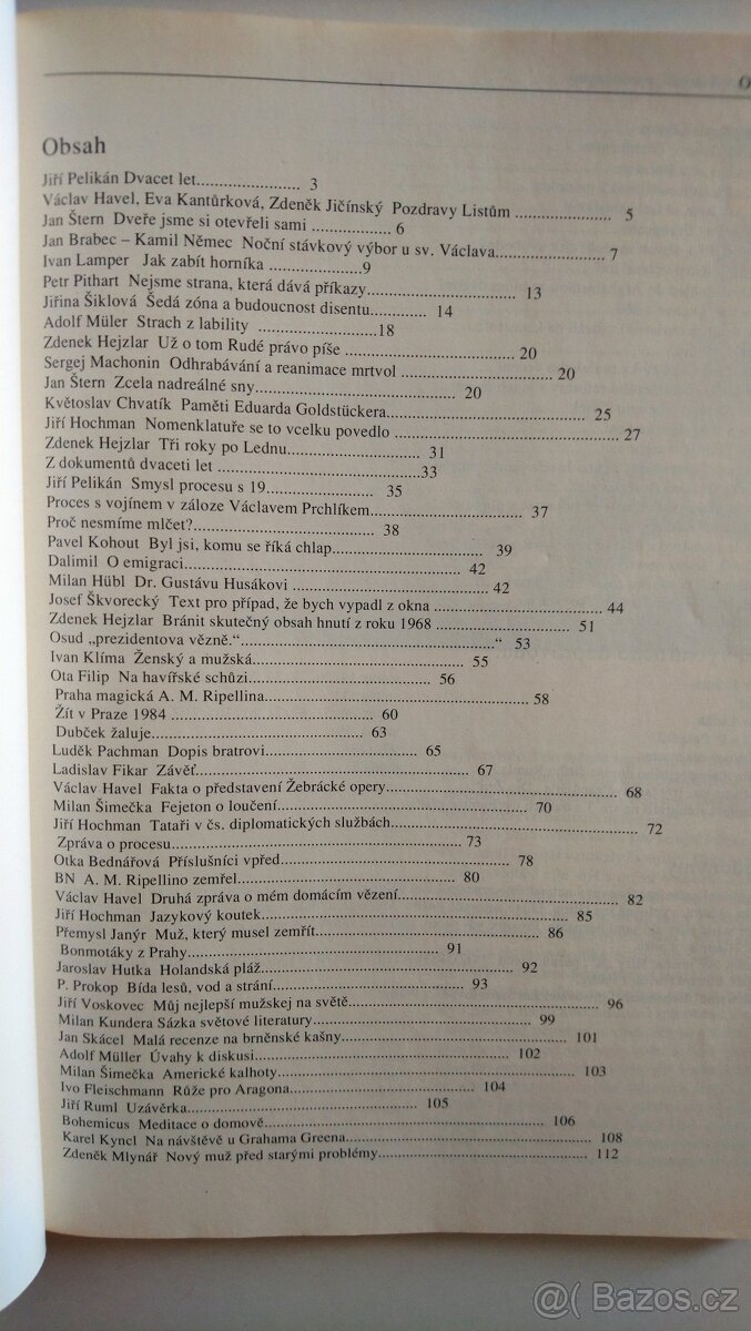 Listy 1990 č.1, 2, 3 + 1989 č.3 - 3