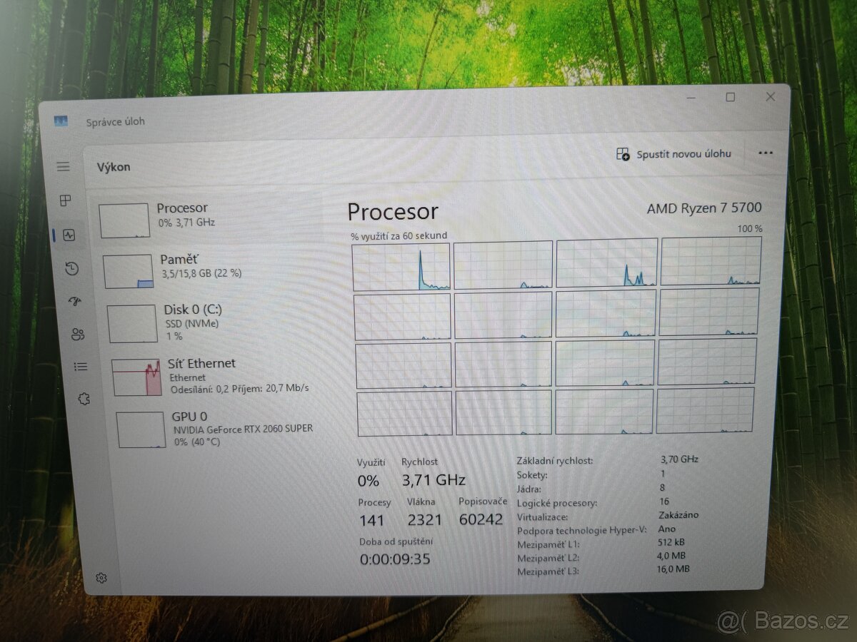 Herní PC | Ryzen 7 5700, RTX 2060 Super, 16GB, 1TB SSD - 3